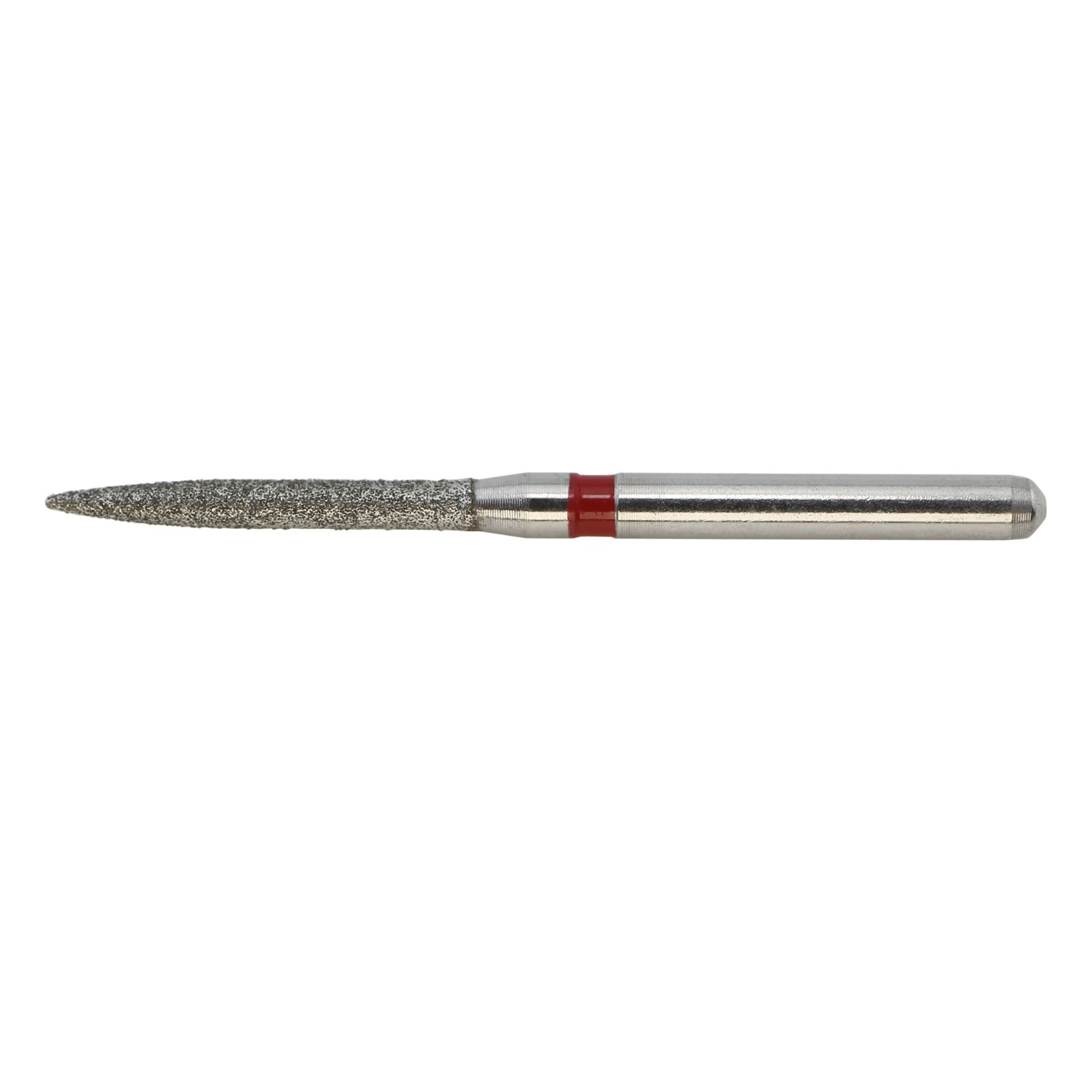 Dental Diamond Burs FG Flame Fine High Speed Bur Friction Grip Grit Red 863/012F