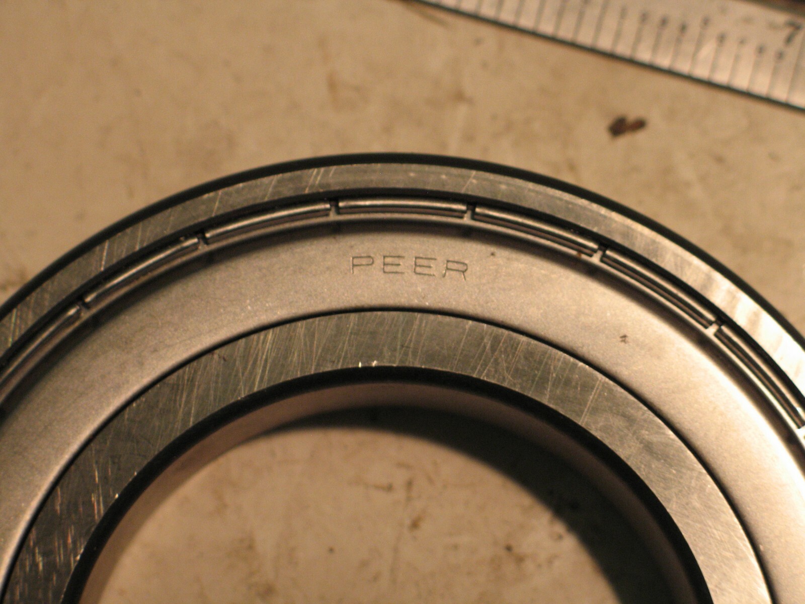 NIB PEER 6215-ZZD-C3 BALL BEARING 75 X 130 X 25MM DOUBLE SHIELD P6312