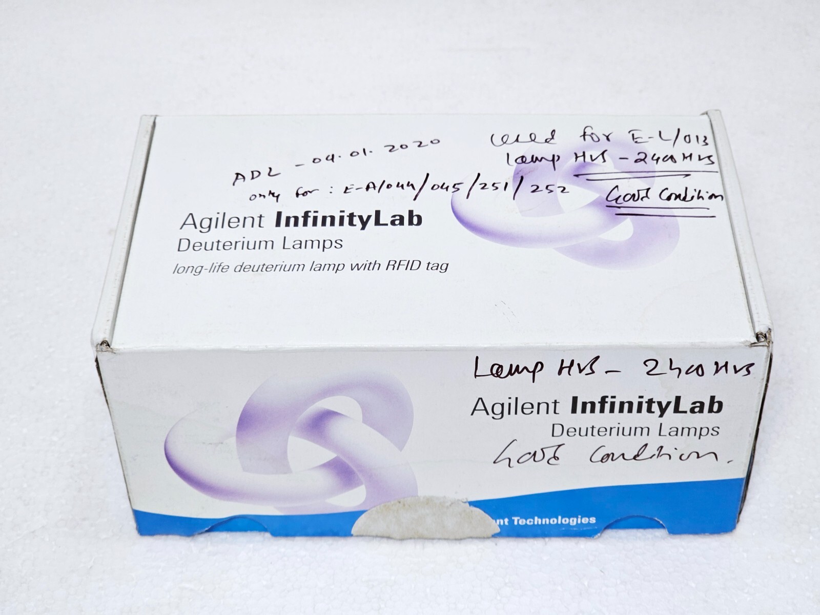 AGILENT INFINITYLAB PART NO:2140-0820 DEUTERIUM LAMP WITH RFID TAG 2400hr USED#4