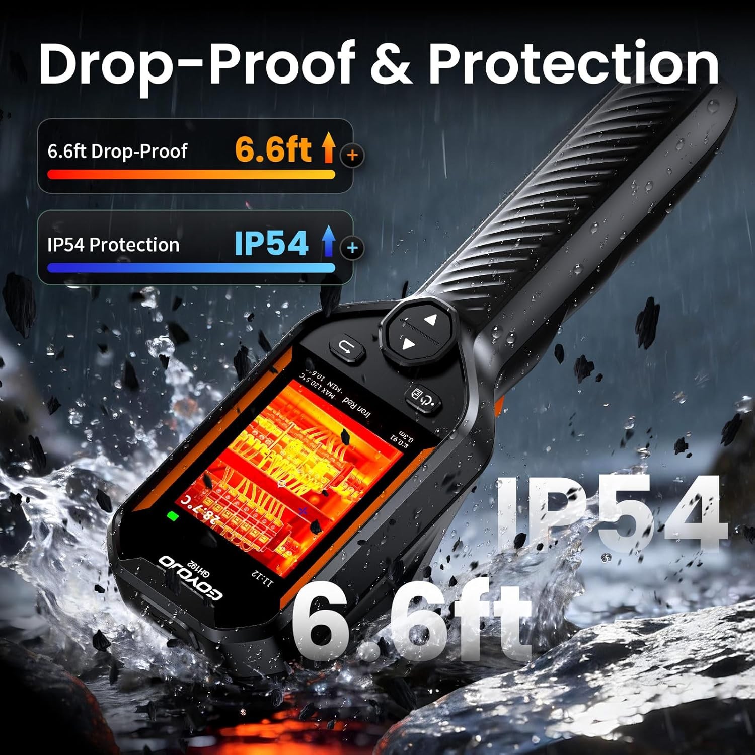 GOYOJO 25Hz Handheld Thermal Imaging Camera 240×240/640×480 Super IR Resolution