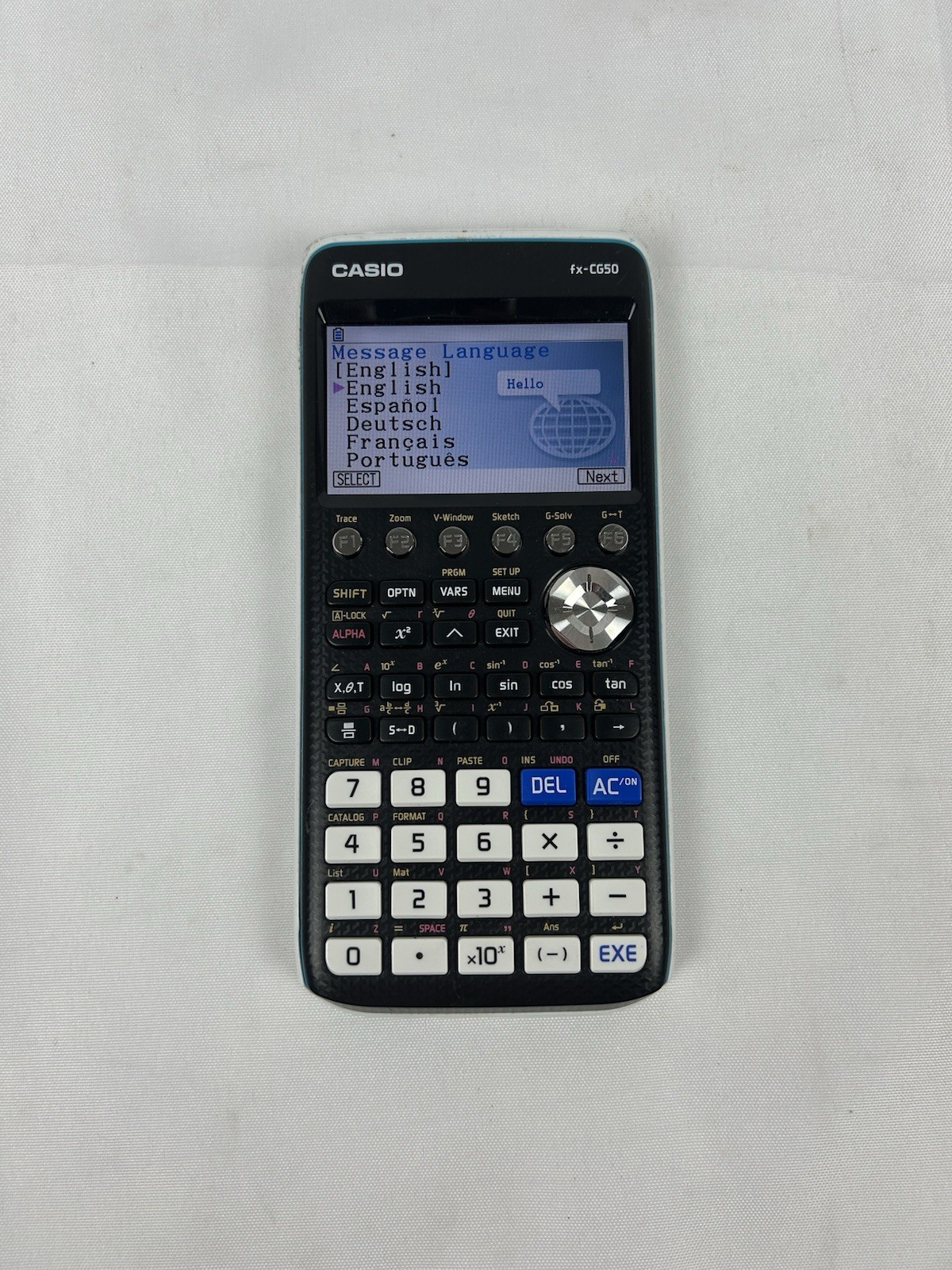 Casio fx-CG50 Color Graphing Calculator Python SAT ACT Tested No Slide Cover