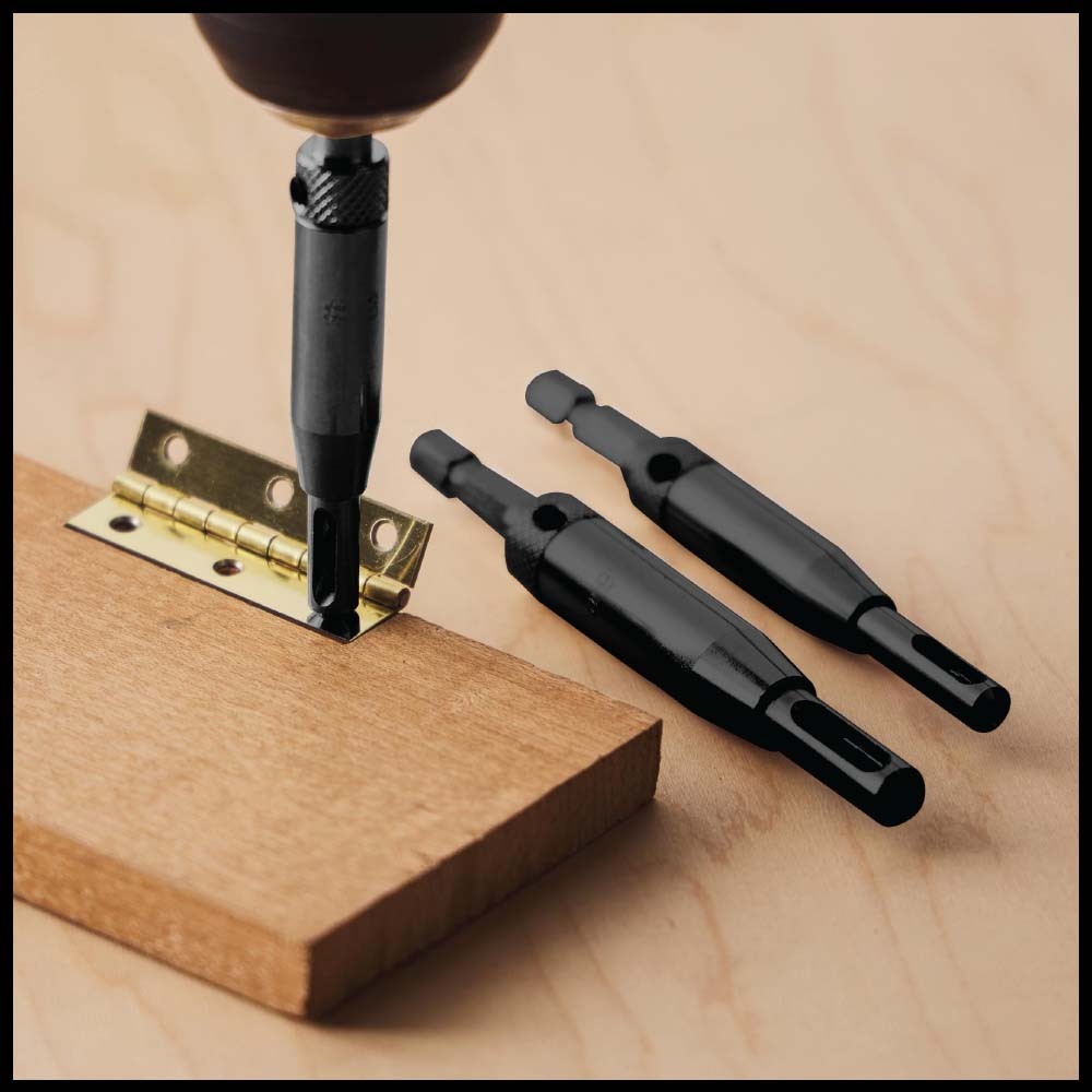 19143 #12 VIX-BIT – 11/64 Inch Self-Centering Hinge Bit with 1/4 Inch Hex Shank