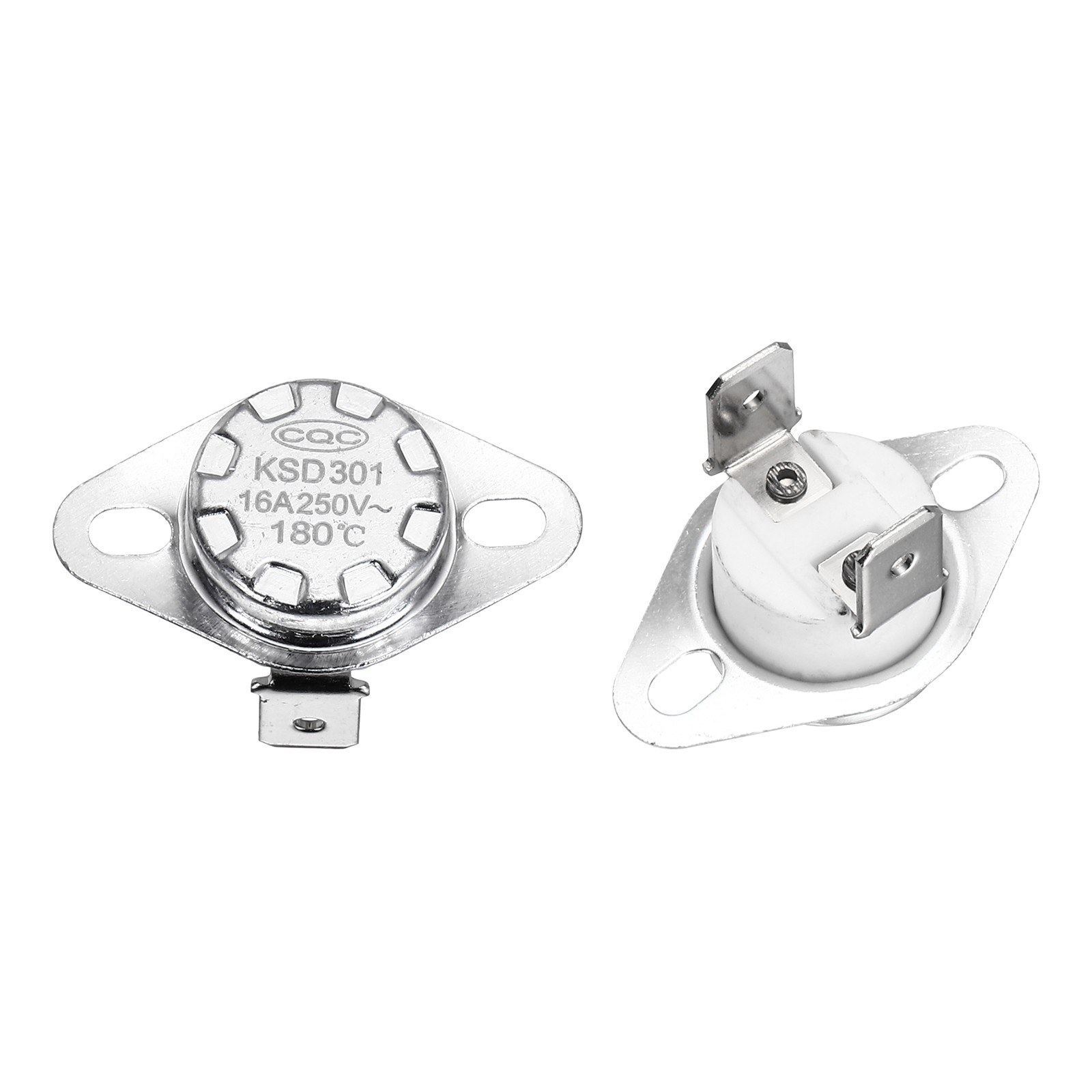 KSD301 Thermostat 180℃/356°F 16A N.C Temperature Switch 2 Pcs