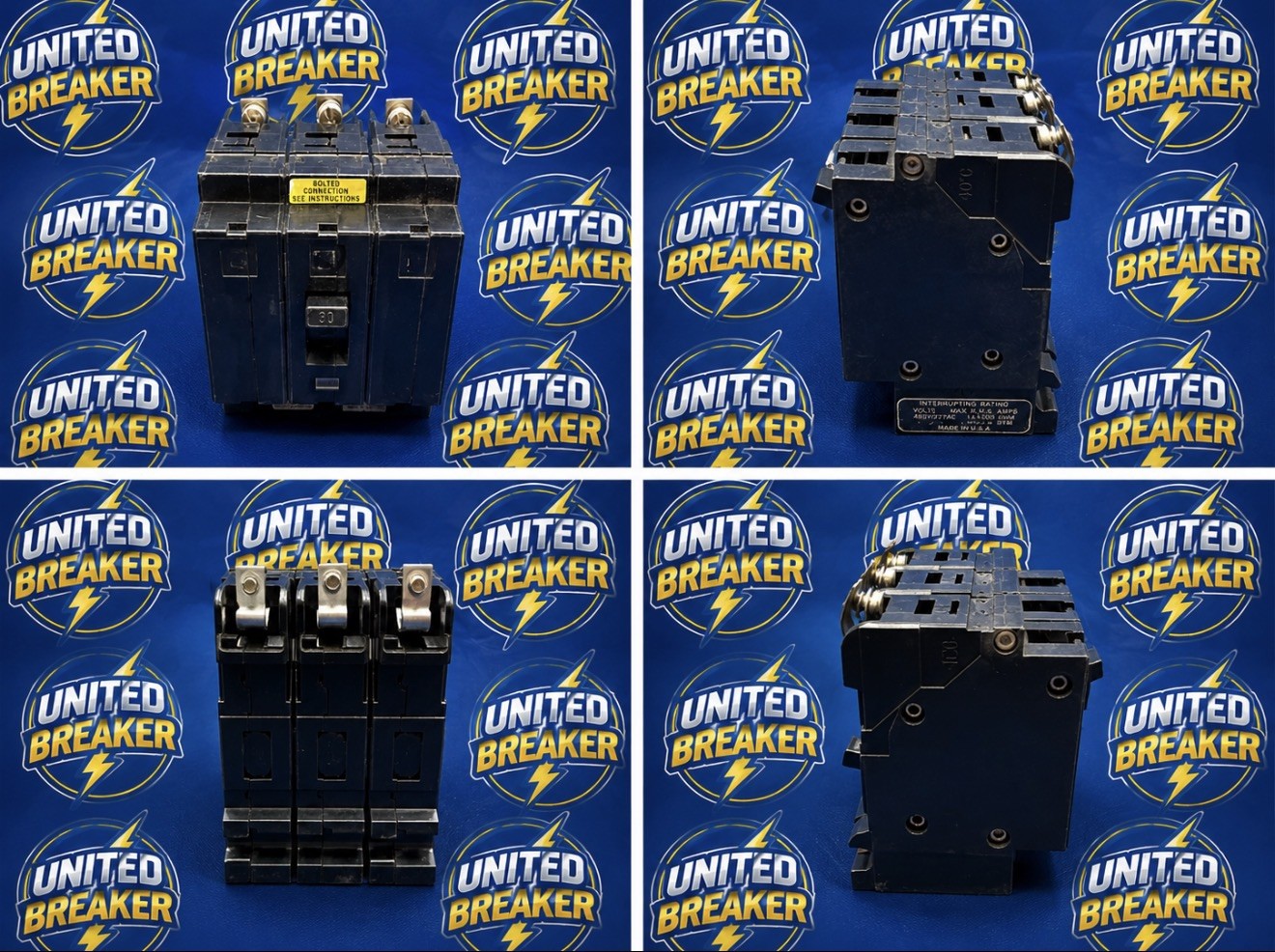 Square D EHB34030 3 Pole Circuit Breaker