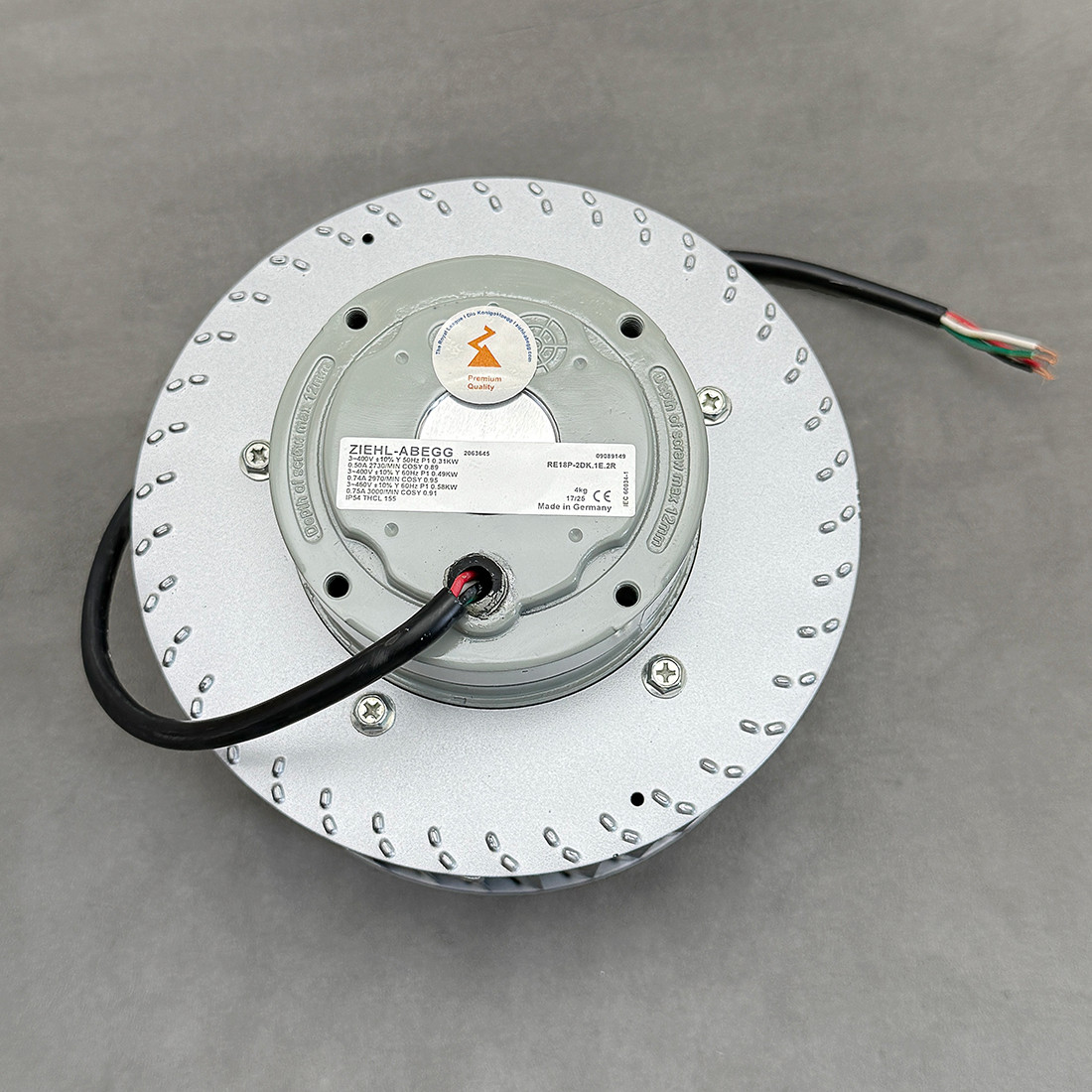Brand New RE18P-2DK.1E.2R 0.31/0.58KW 50~60Hz for Ziehl-abegg Cooling Fan