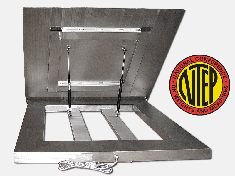 New Prime Scale Series 3×3 Stainless Steel Floor Scale 5000x1lb 48″x48″