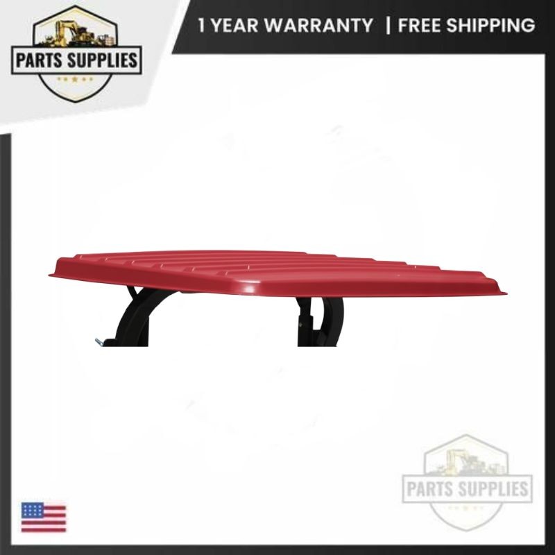 37″x45″ Medium Red SunGuard Canopy with Off/On Strut for Massey Ferguson Tractor