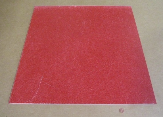 GPO3 Electrical Red Fiberglass Sheet 1/4″ Thick x 24.0″ Wide x 24.0″ Long