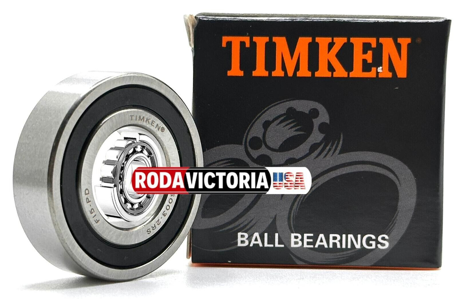 TIMKEN 6003 2RS C3 DEEP GROOVE BALL BEARING, RUBBER SEALED 17x35x10mm.