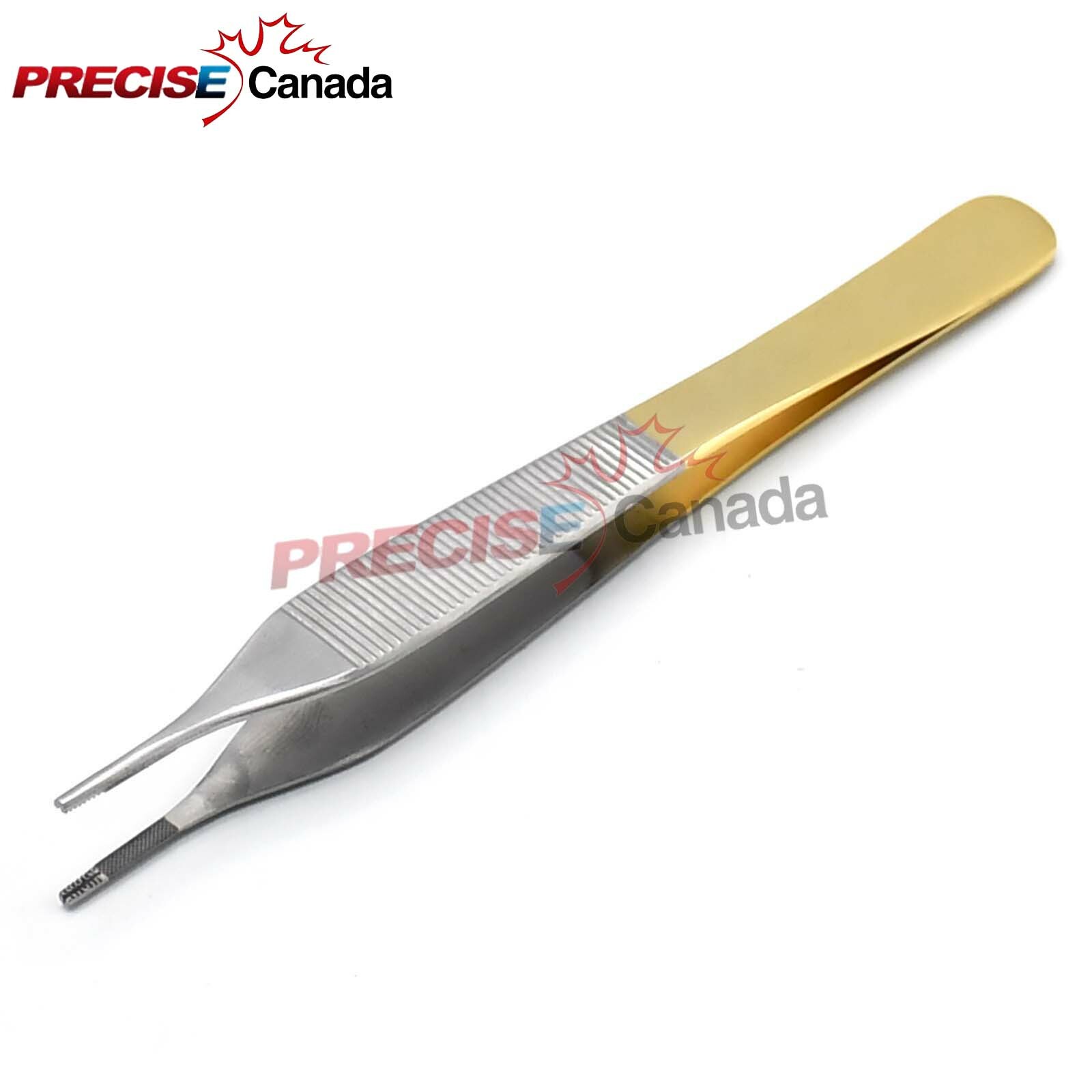 PRECISE CANADA: T/C ADSON BROWN TISSUE FORCEPS 6″ WITH TUNGSTEN CARBIDE INSERTS