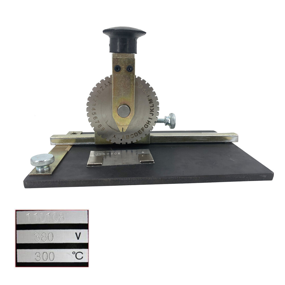 Metal Stamping Marking Machine Manual Plate Stamping Printer Dog Tag Embosser
