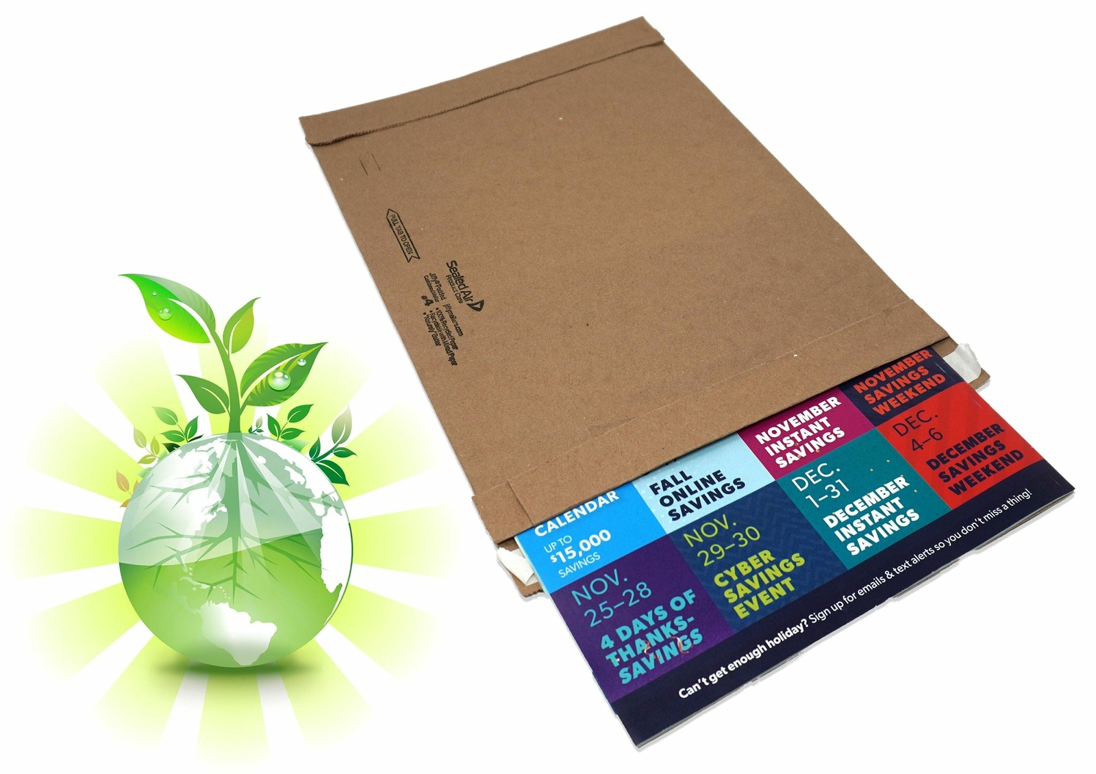 Eco Friendly Brown Kraft Heavy Duty Paper Padded Mailers! Cushioned Recyclable M