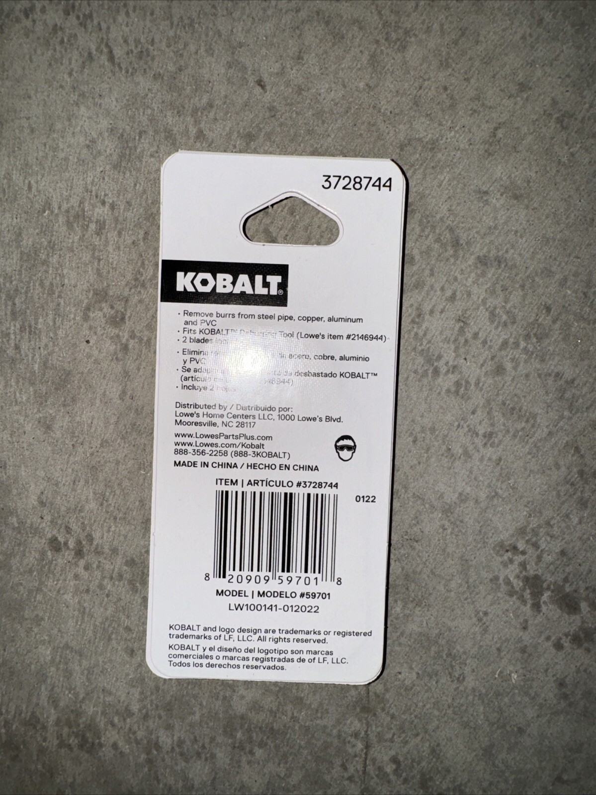 Lot of 6 Packs Of Kobalt Deburring Tool Replacement Blades Electrical Tools NEW