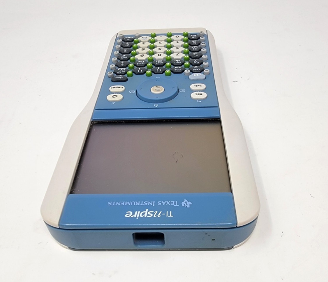 Texas Instrument Ti-Nspire Graphing Calculator Light Blue Gray NO COVER (READ)