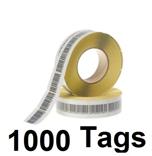 1000 PCS EAS CHECKPOINT® BARCODE SOFT LABEL TAG 8.2 3 X 4 cm 1.18 X 1.57 inch