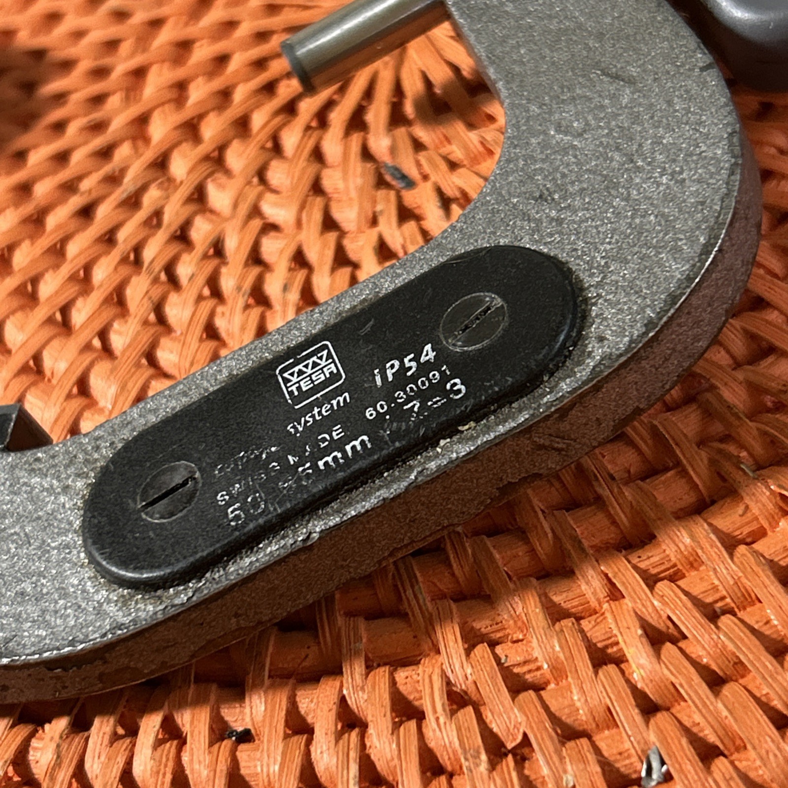 Tesa IP54 Digital V Anvil Micrometer 50-65mm (P09)