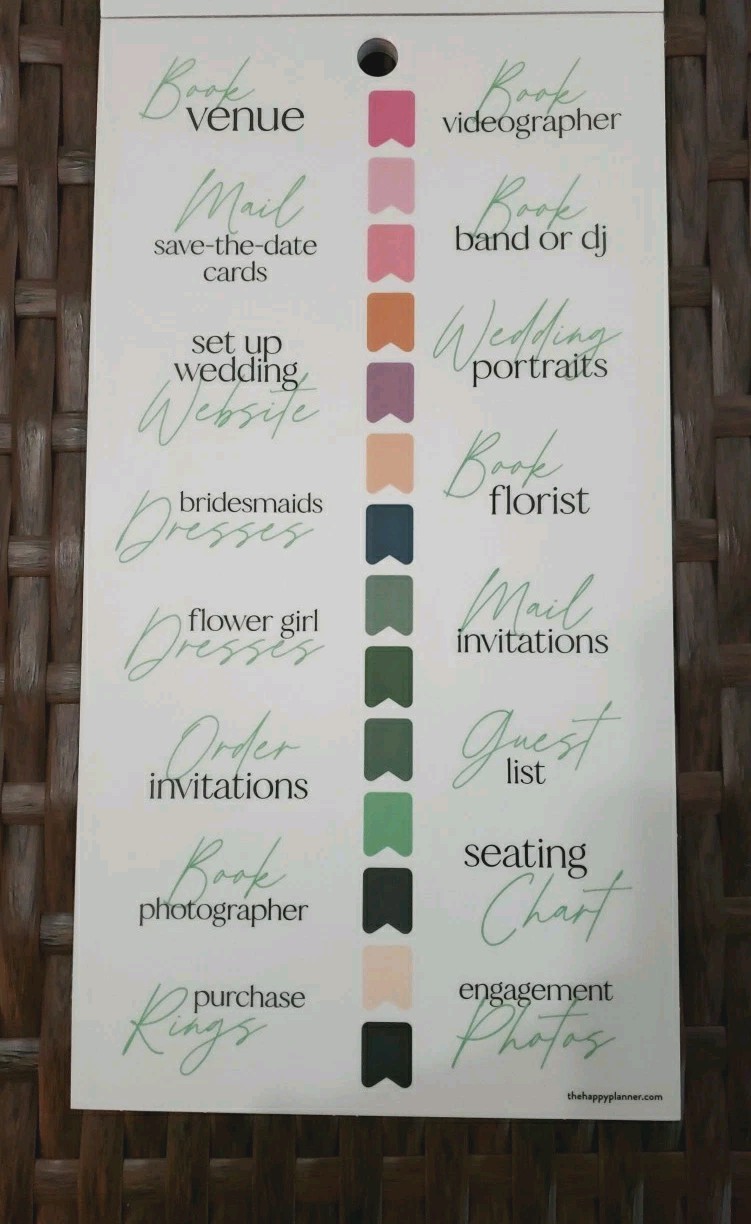 Happy Planner GARDEN WEDDING Value Pack Stickers 1322 Pieces