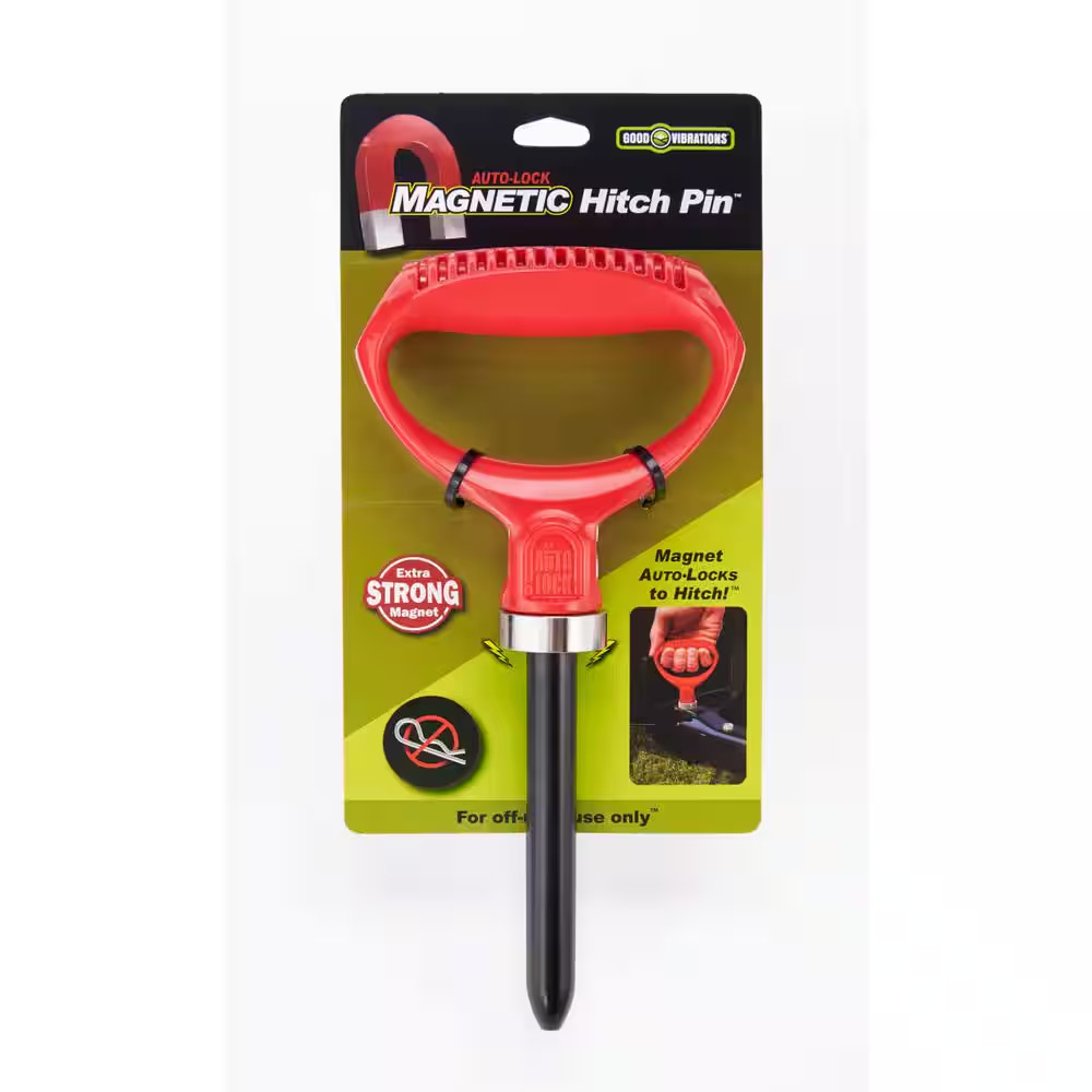 Auto-Lock Magnetic Hitch Pin