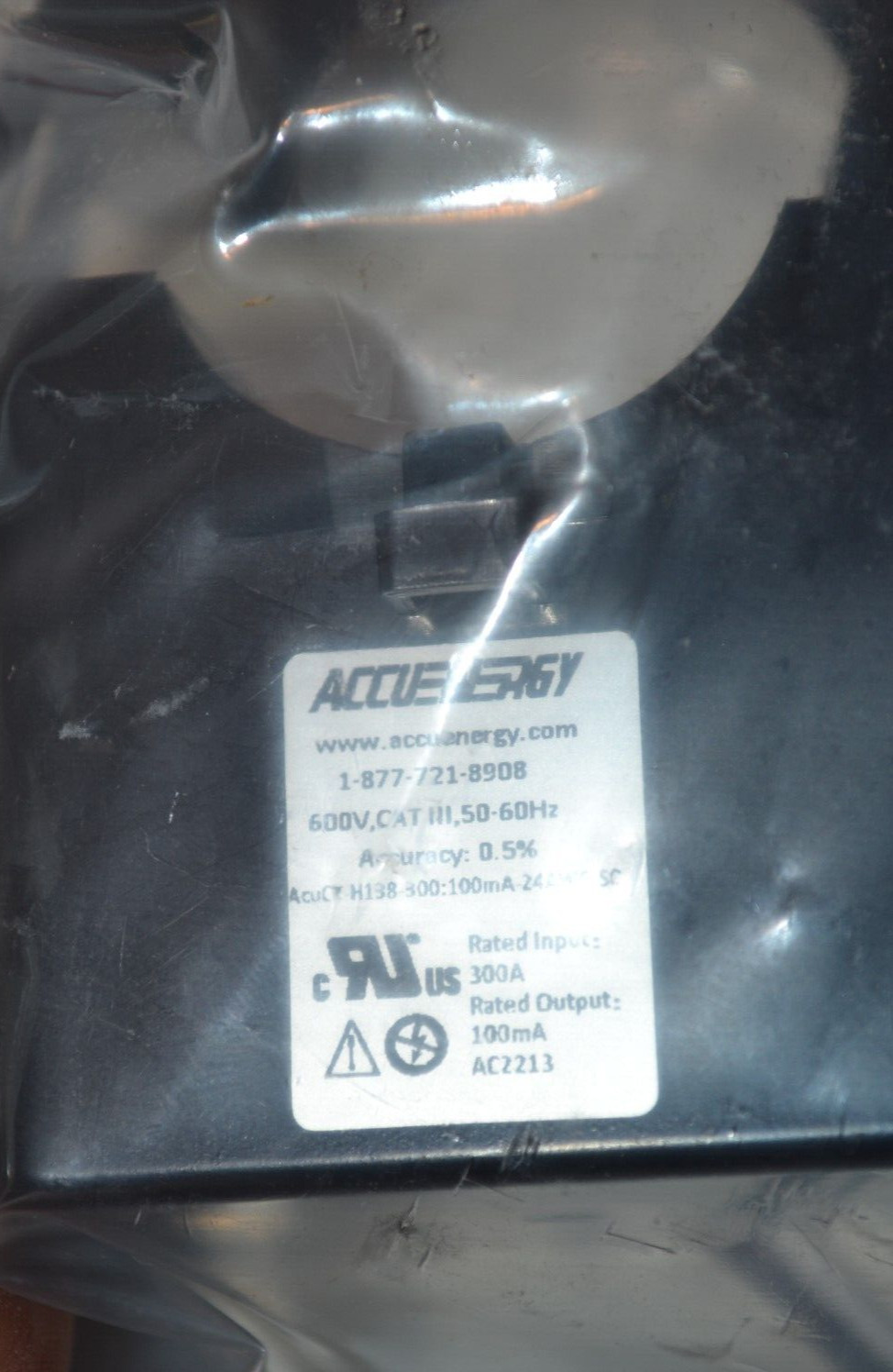 Accuenergy AcuCT-H138-300:100mA-24AWG