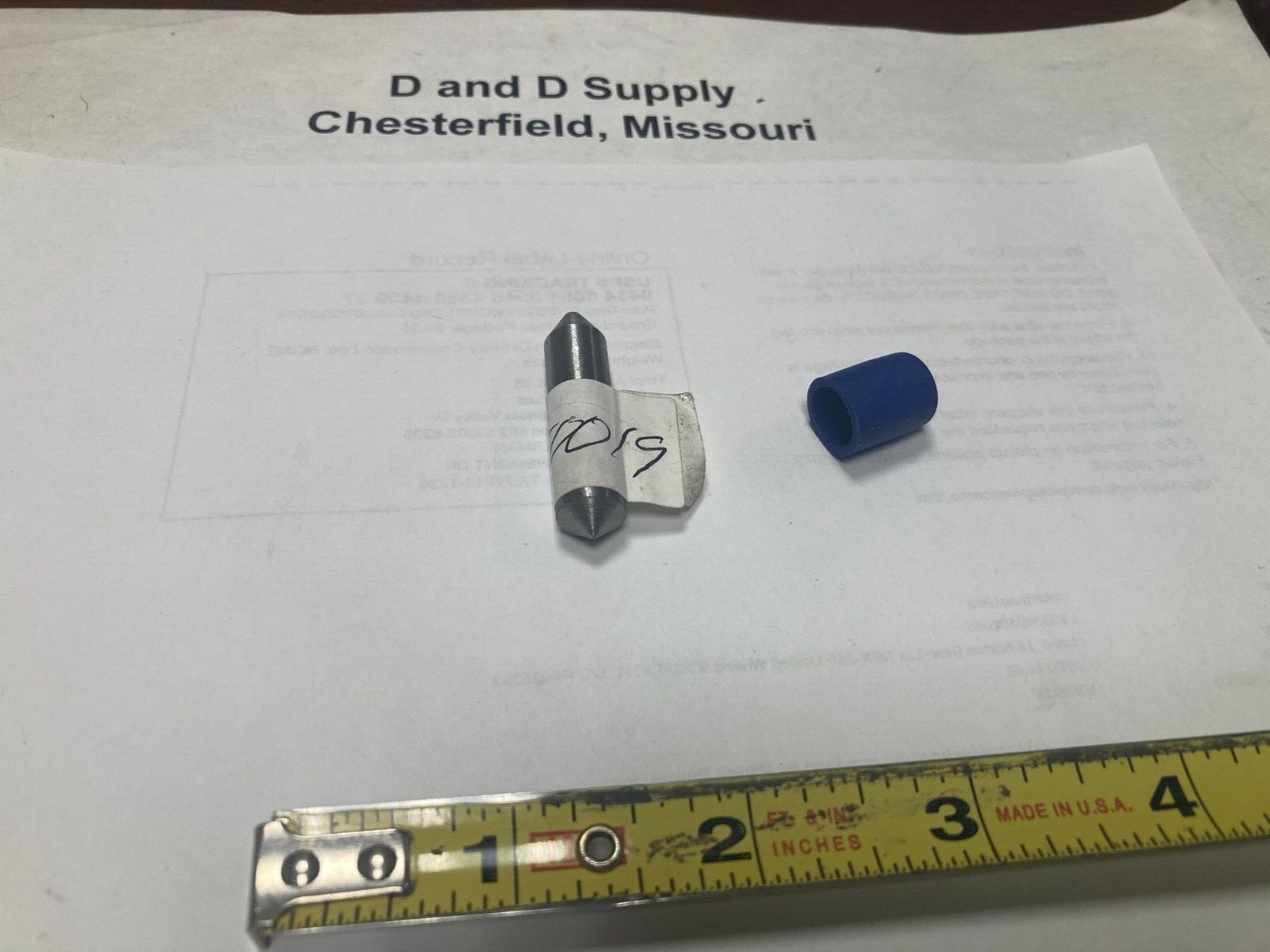 MSC Value Collection 03550019, Single Point 3/100 Carat Diamond Dresser, 3/8shnk