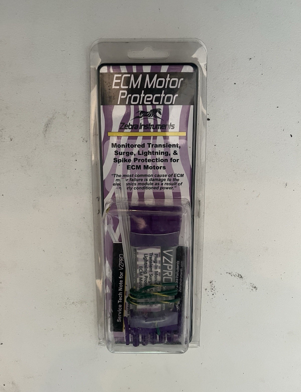 Zebra Instruments VZPRO ECM Motor Protector For ECM 120V