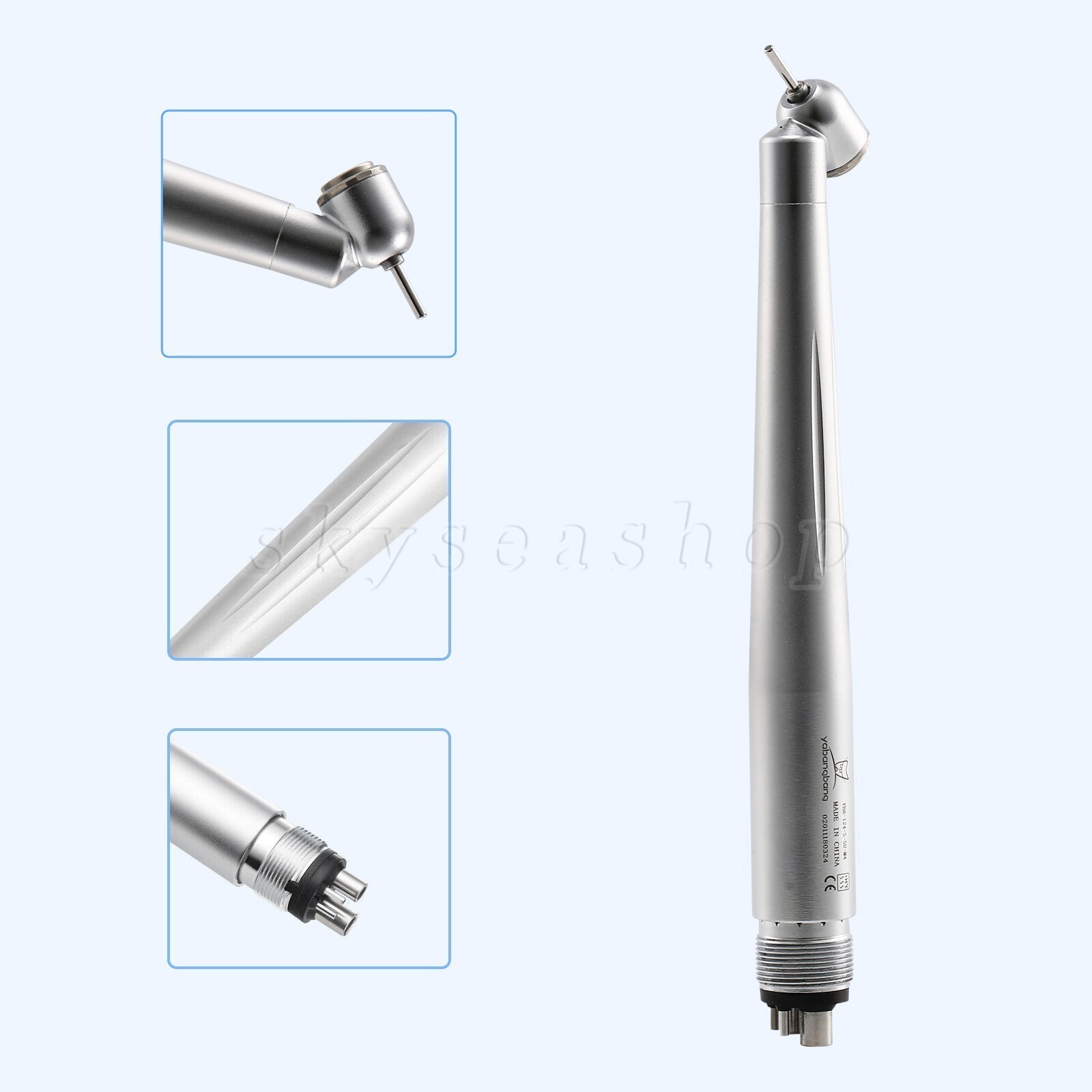 1-10 Dental Surgical Fast Handpiece 4 Hole Midwest 45 Degree Angle Rear Exhaust