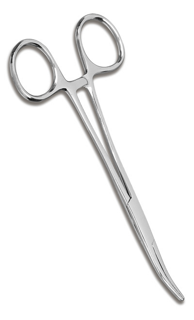 5.5″ 5 1/2 HEMOSTAT kelly forceps medical Curved and Straight – 2 Pieces
