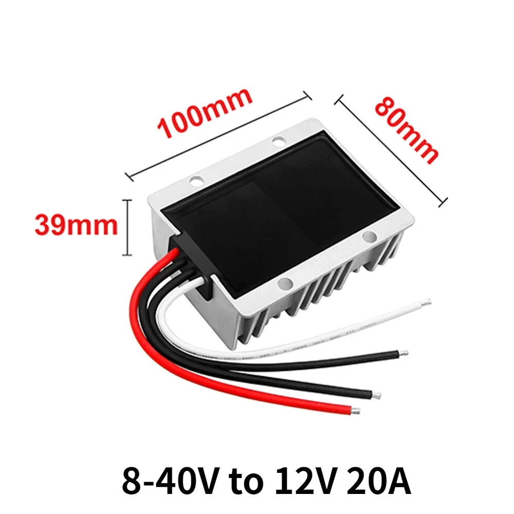 8V-40V to 12V 25A-1A Step down/Up DC-DC Converter 12 volt stabilizer Buck Boost