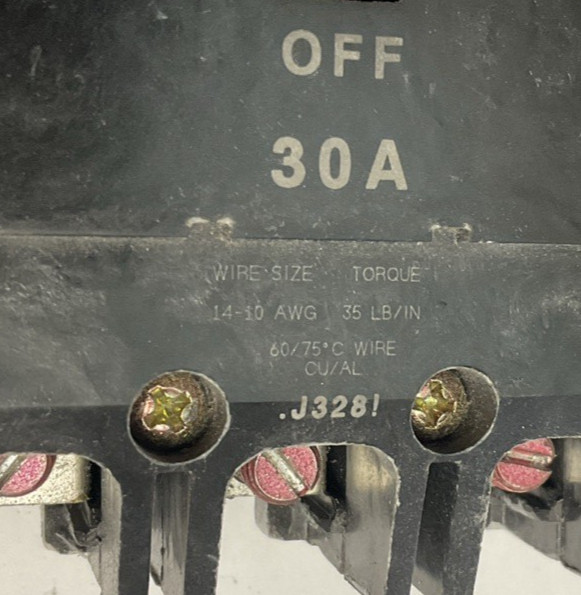 GE TEY330 CIRCUIT BREAKER 30A 480VAC 3POLE