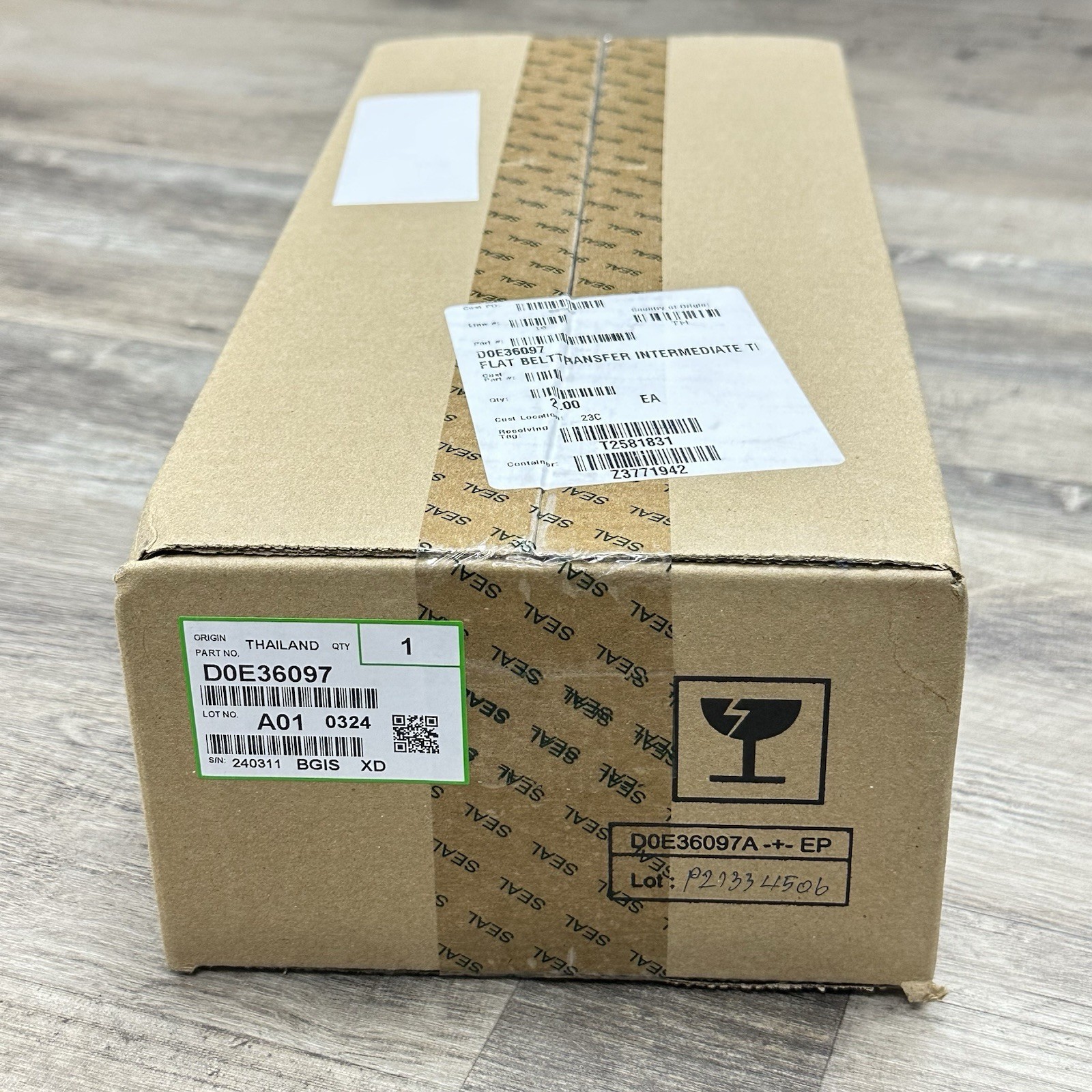 Genuine Ricoh D0E36097 ( D241-6097 D2416097 ) Flat Belt-Transfer BELT ONLY