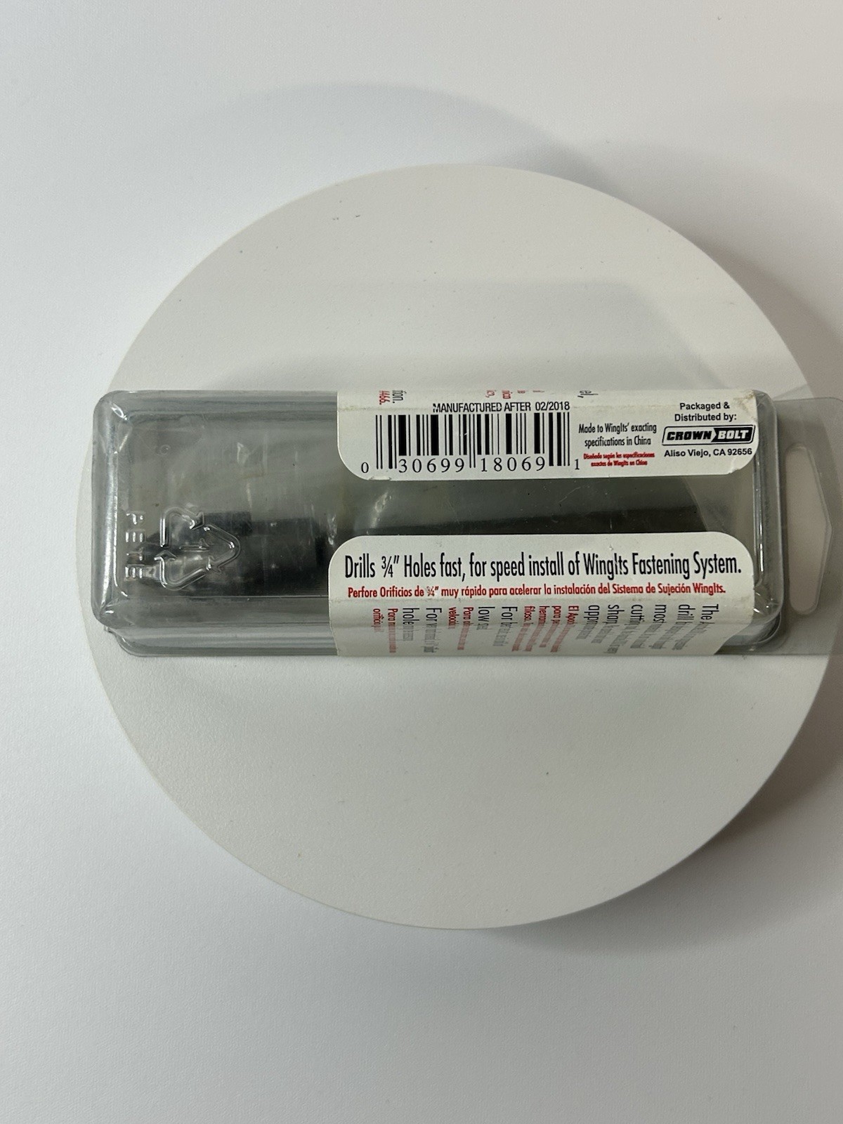 WingIts Apache 200 Industrial Carbide Drill Bit 3/4” 648 201, 18069
