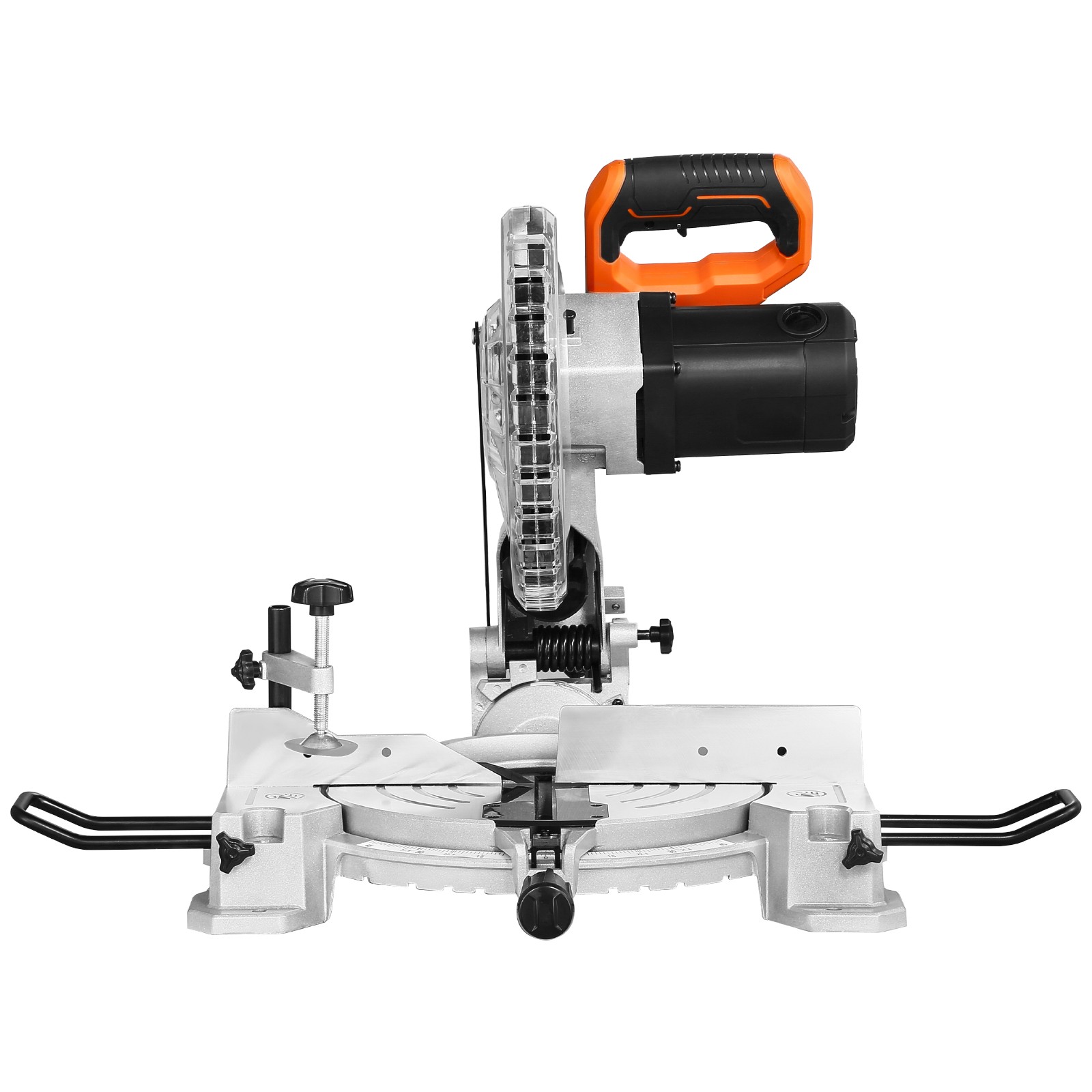 VEVOR Compound Miter Saw 10» Blade 15 Amp 60-Tooth Corded Single Bevel 0-45°