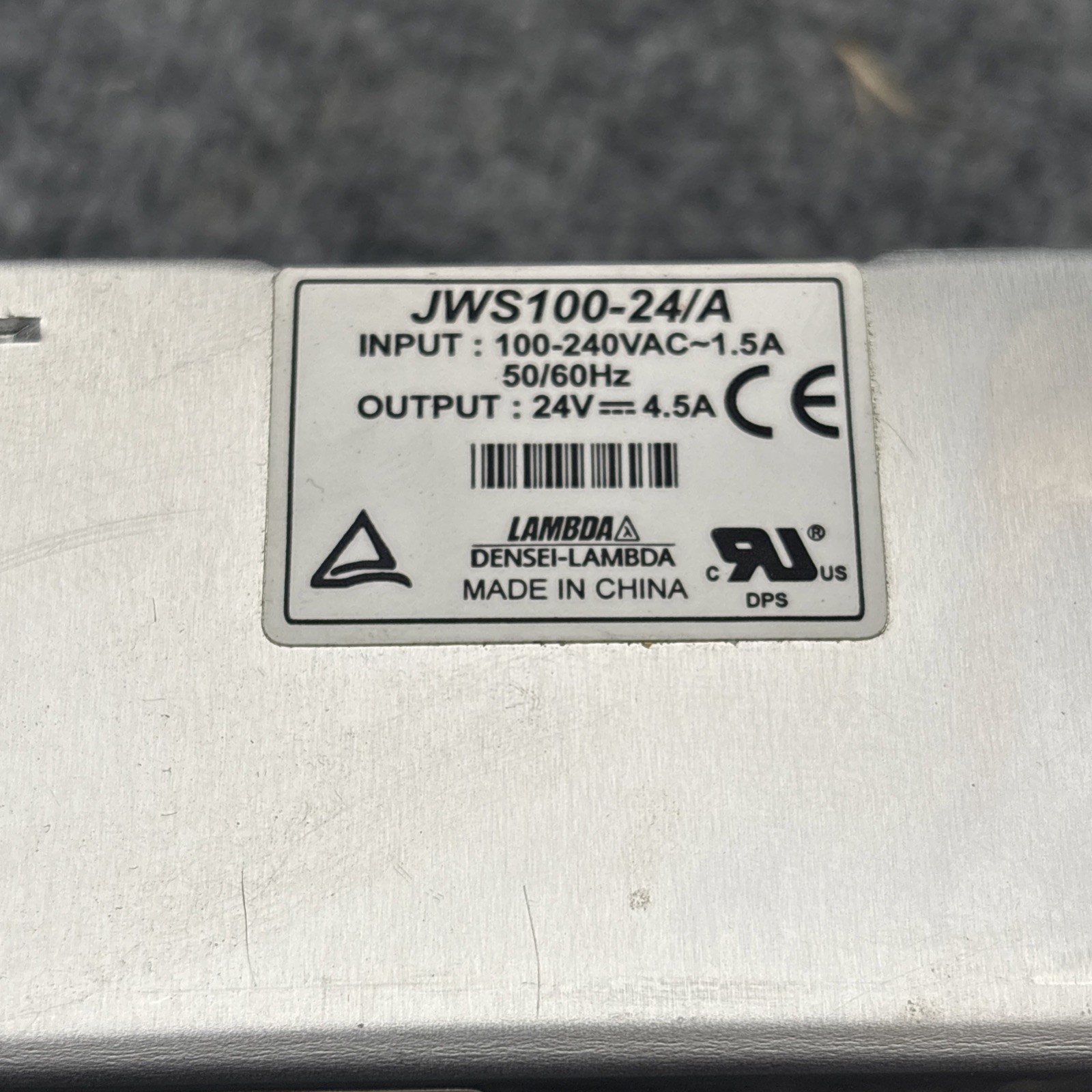 Lambda TDK JWS100-24/A / JWS10024A Closed Power Supply (USED)
