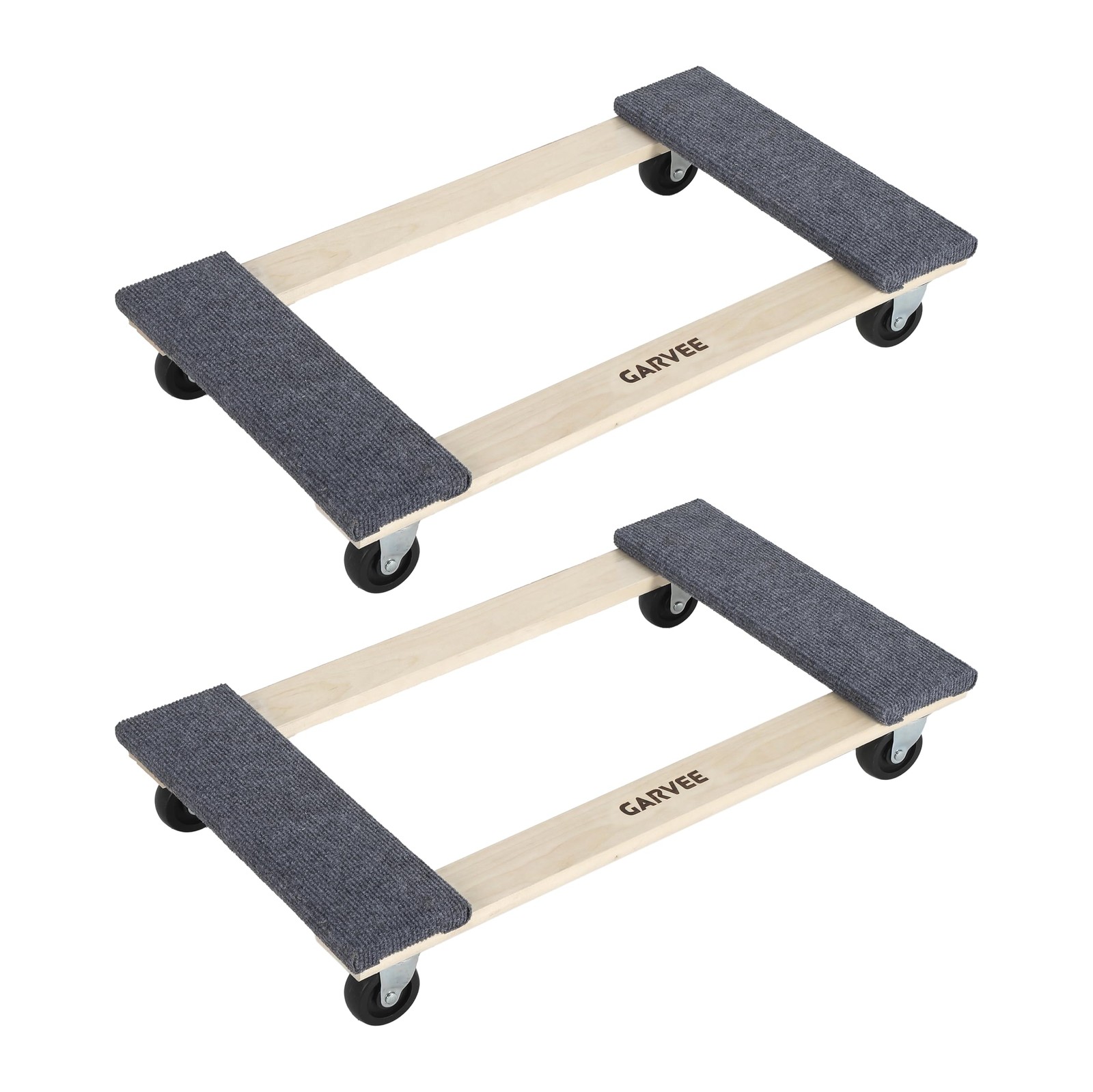 Heavy Duty Furniture Dolly 2-Pack, Moving Dolly with Swivel Wheels 1000 LBS Load