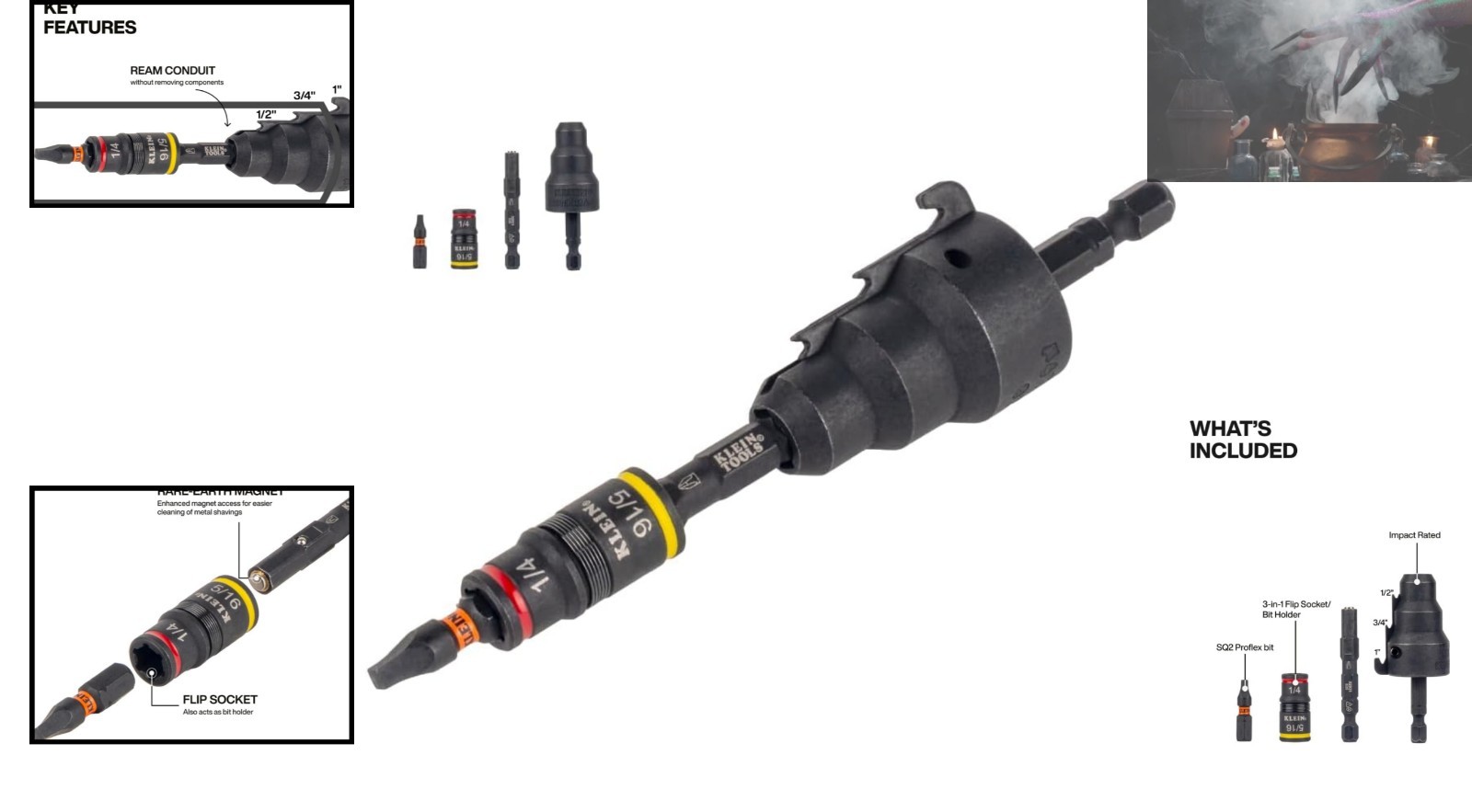 Lightweight Hand-Powered Conduit Reamer for 1/2″ to 1″ – Durable & Efficient
