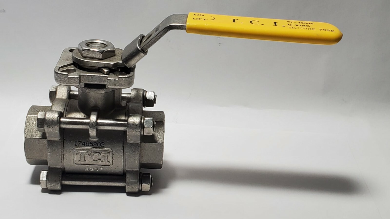 TCI 316/316L 1000WOG TC 3000S O-RING SILICONE FREE BALL VALVES.