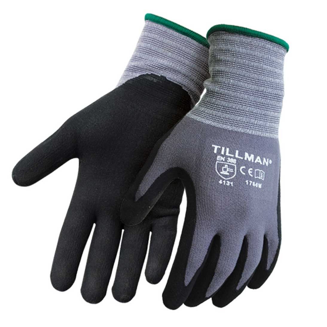 Tillman 1766 Abrasion Resistant Glove with Nitrile Micro-Foam Palm Medium