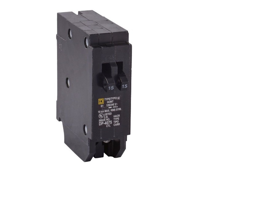 Square D HOMT1515 15 A Miniature Circuit Breaker