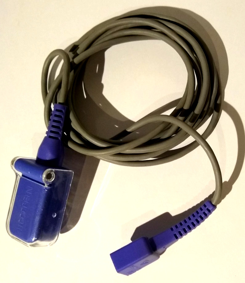Nellcor DEC-4 4 ft SpO2 Sensor Extension Cable OxiMax Pulse Oximeter 9 Pin DEC4