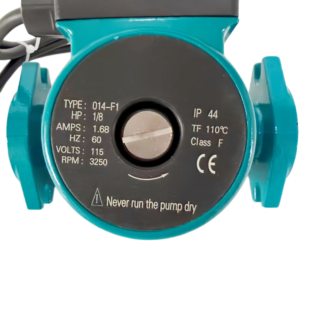 New For Taco 0014-F1 Cast Iron Circulator Pump 1/8HP 115V 3250RPM 125PSI 0-32GPM