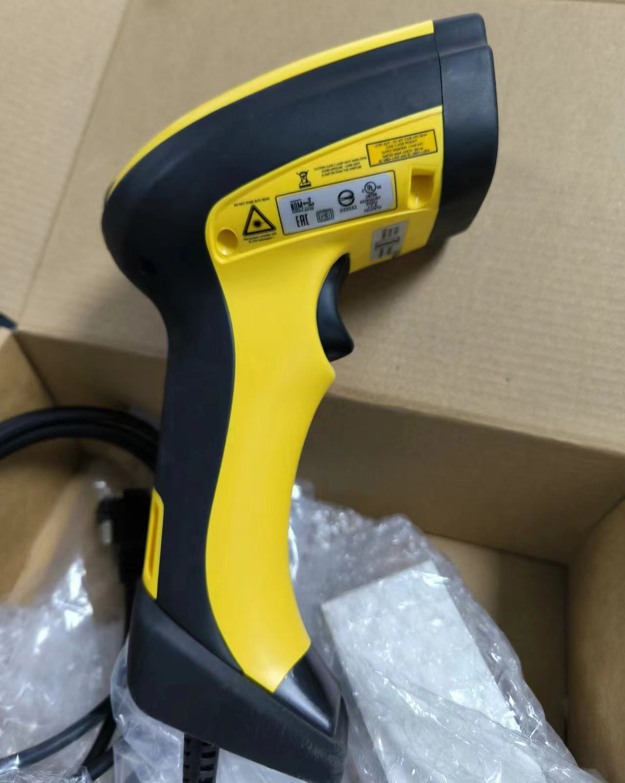 Datalogic PowerScan PD9530 Barcode Scanner w/ RS232 Cable + Power Supply Kit
