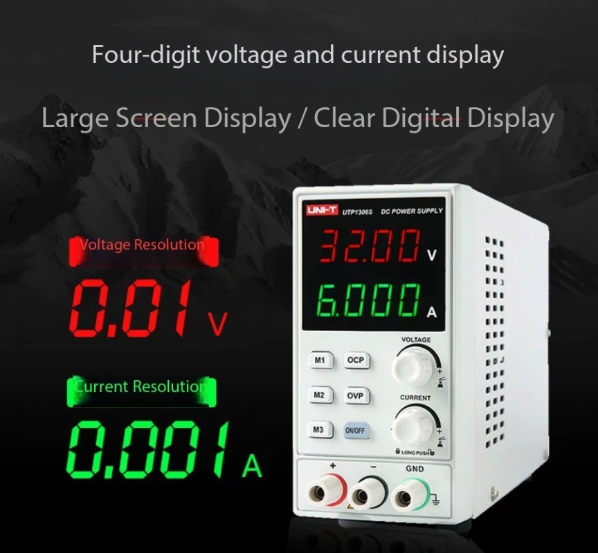 Digital Adjustable DC Regulated Power Supply for Laptop and Cell Phone Repair