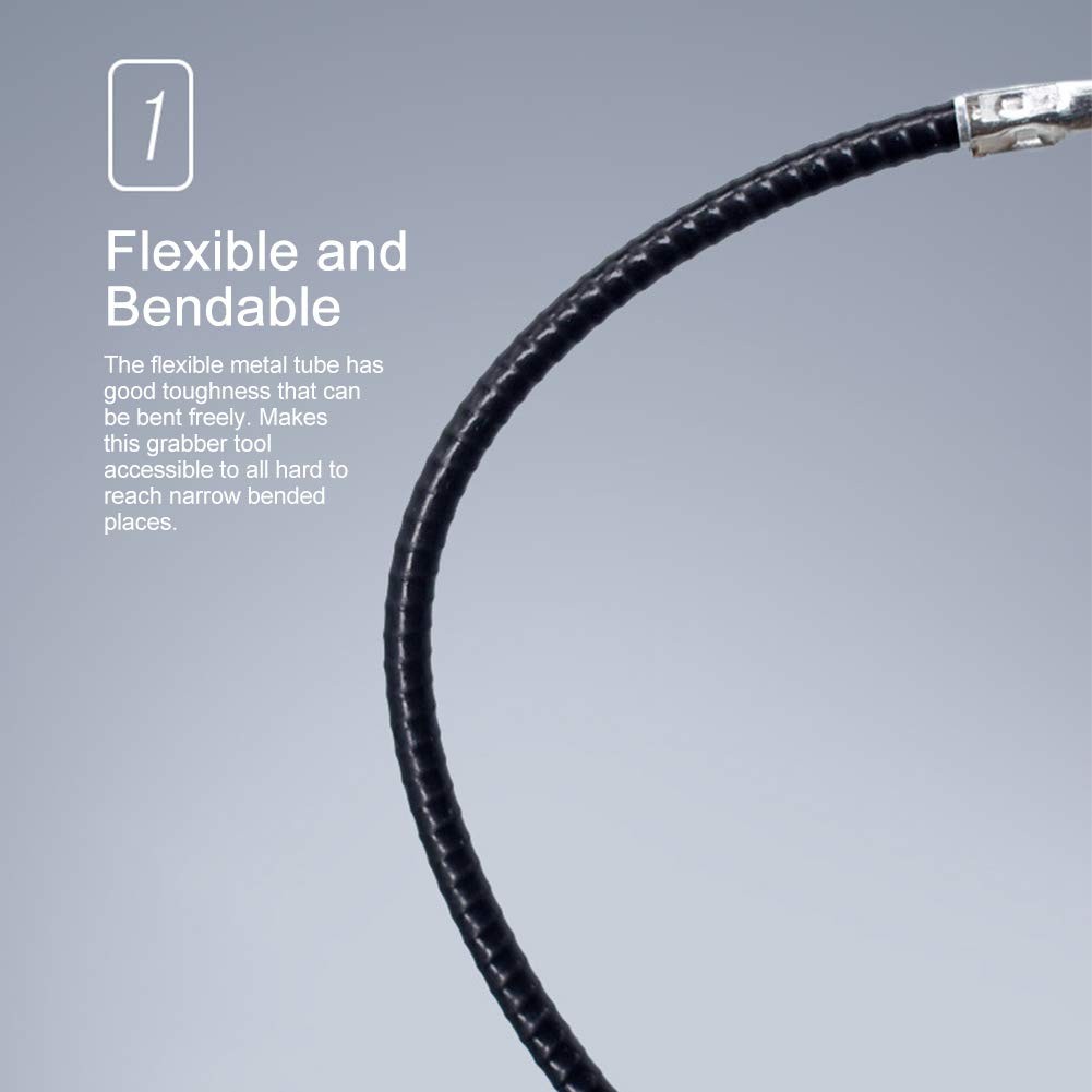 EKDJKK Plumbing Grabber, Sink Flexible 24 Inch, As Picture Show