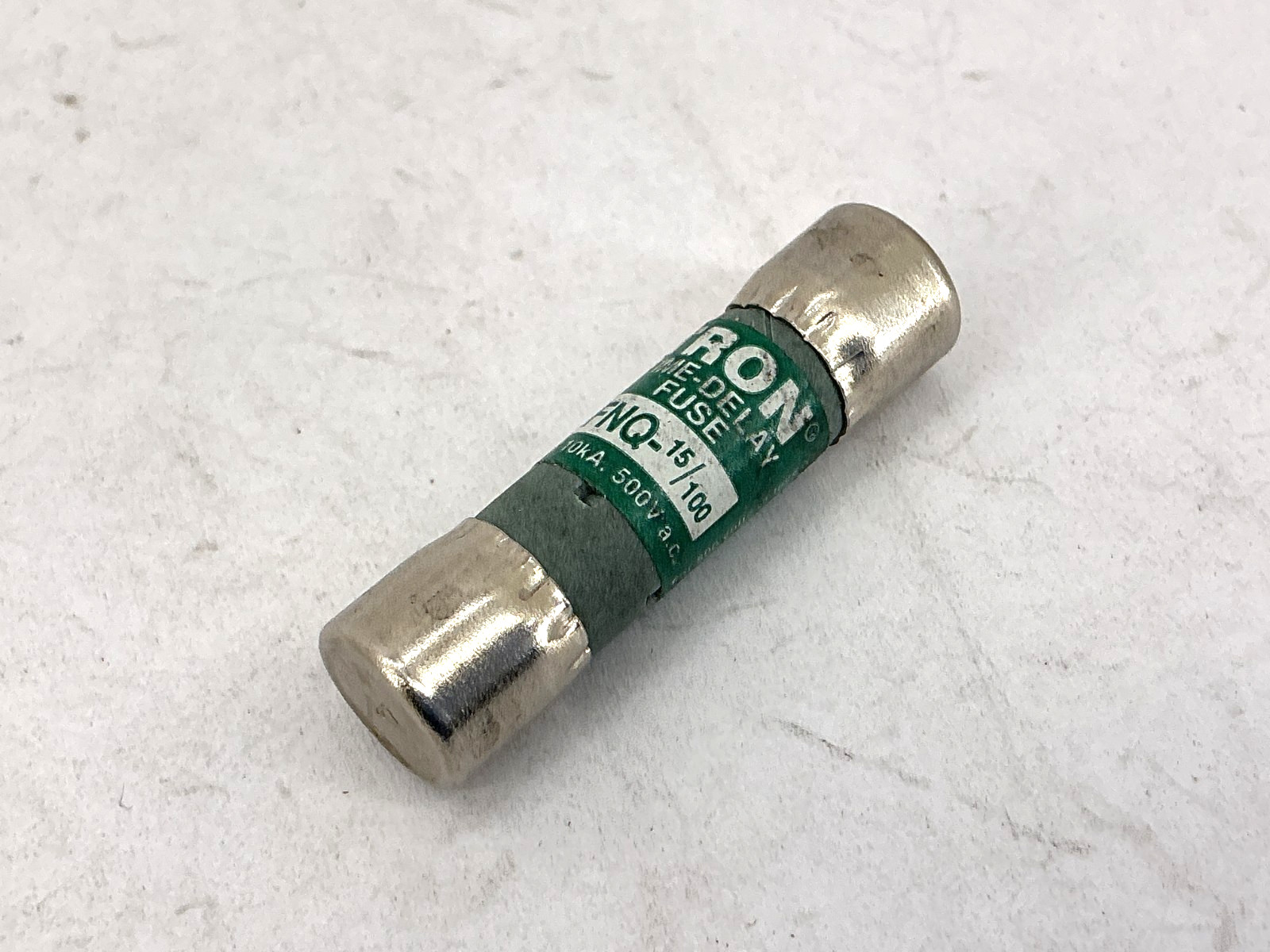 Lot of 7 New Bussmann FNQ-15/100 TRON Time-Delay Fuse 15/100A 500V