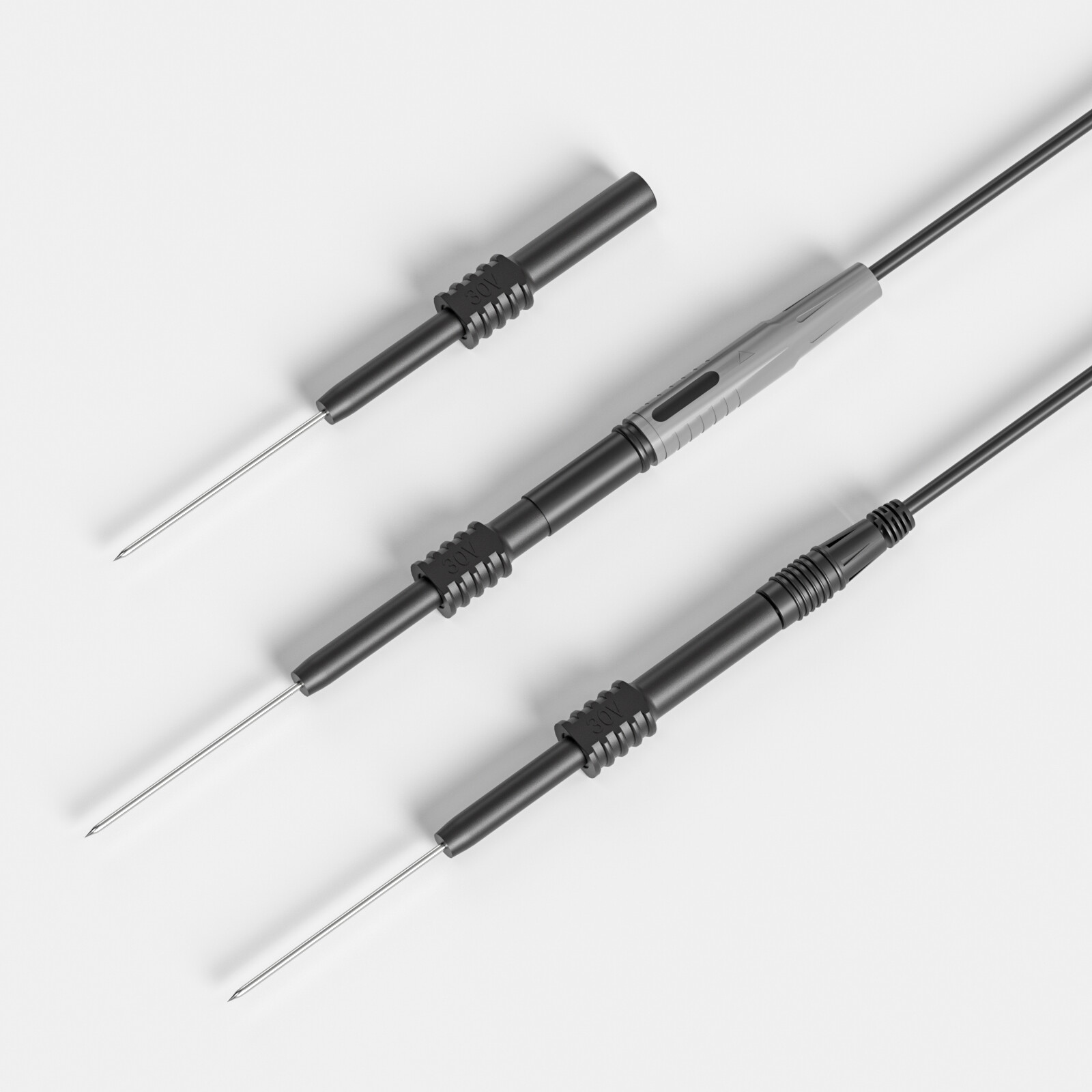 Back Probe Pins 10PCS Flexible Bendable Test Probes 10 Colors for Wire Piercing
