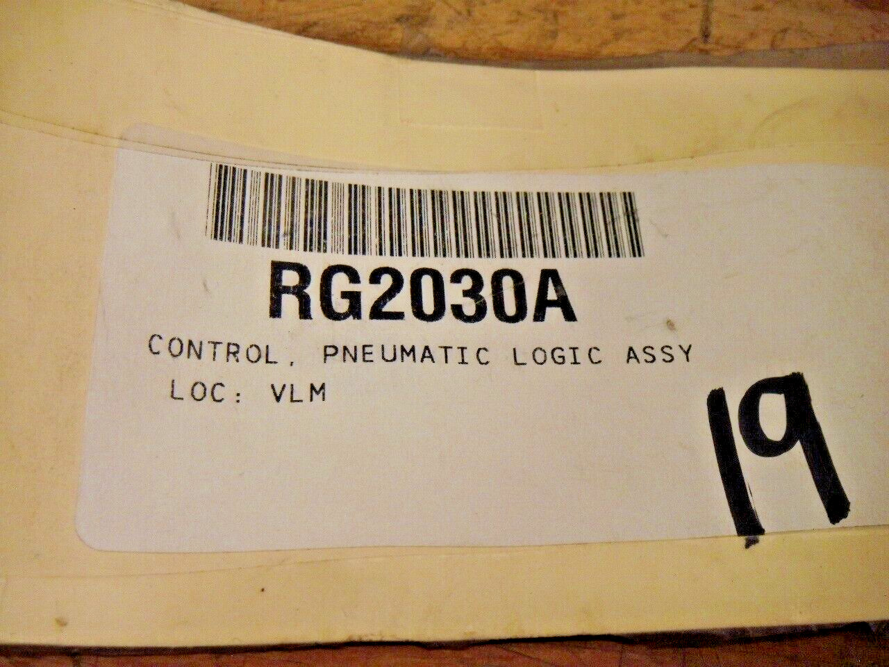 MD Totco RG2030A Pneumatic Control Logic Assembly ARO 59120 59113 59111 59181
