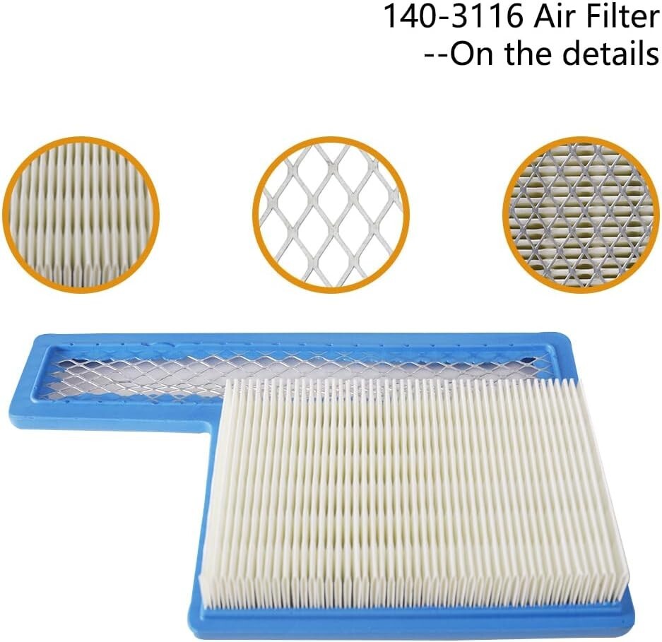 Tune Up Kit 122-0836 Oil Filter 140-3116 Air Filter Fits Cummins Onan 5500 7000