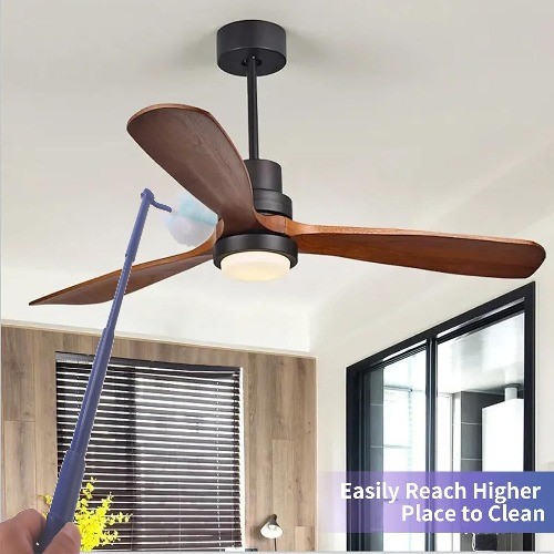Replacement Duster Handle with Adjustable Length for Duster Refills, Blue