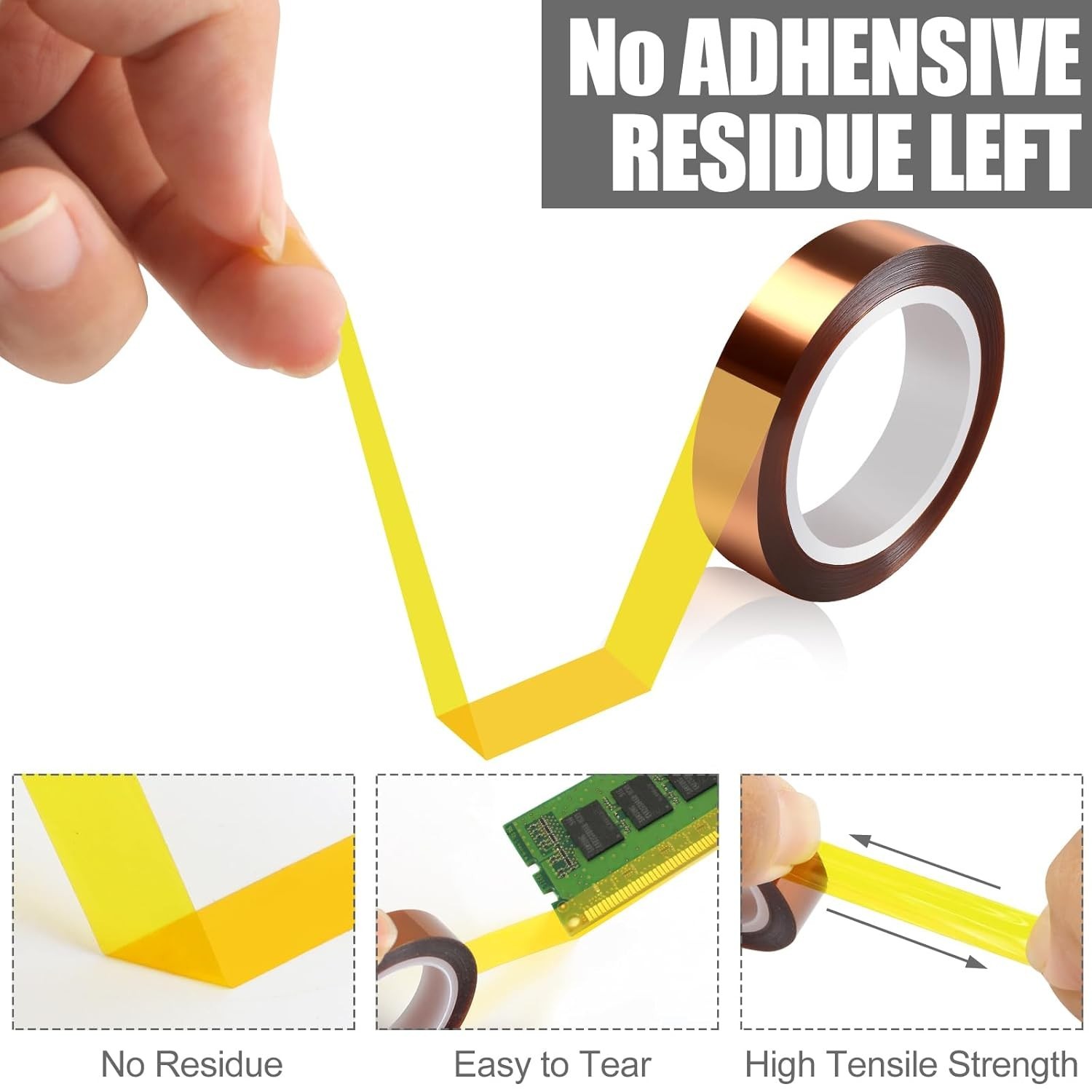 Heat Tape, High Temperature Heat Resistant Tape for Sublimation, 6 Rolls 10Mm*16