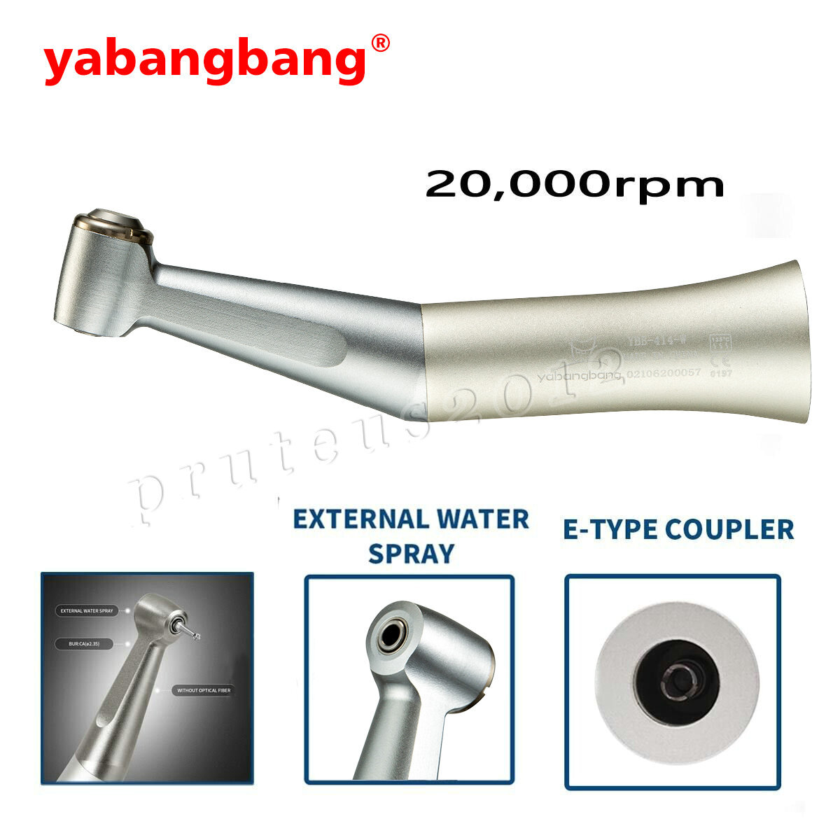 Fit NSK Dental Low Speed Handpiece 1:1 Direct Drive Push Button Contra Angle